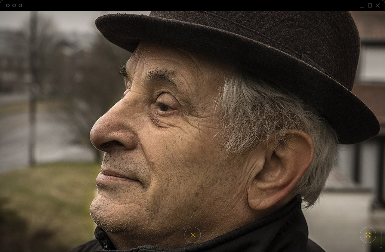 Modalità zoom della slide fotografica